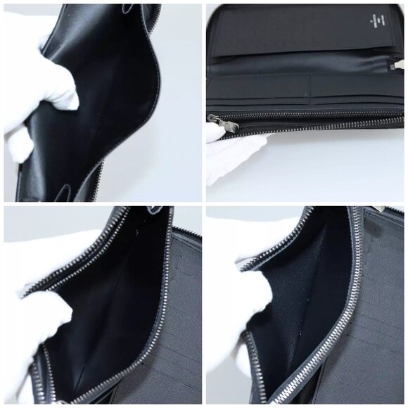 LOUIS VUITTON Monogram Eclipse Zippy Wallet Vertical Wallet - Picture 15 of 16